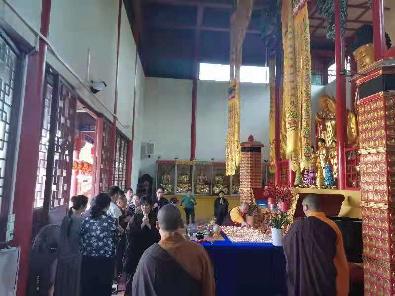 中信彩文殊菩萨圣诞祈福助考法会圆满